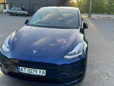Синій Тесла Model Y, об'ємом двигуна 0 л та пробігом 98 тис. км за 29500 $, фото 1 на Automoto.ua