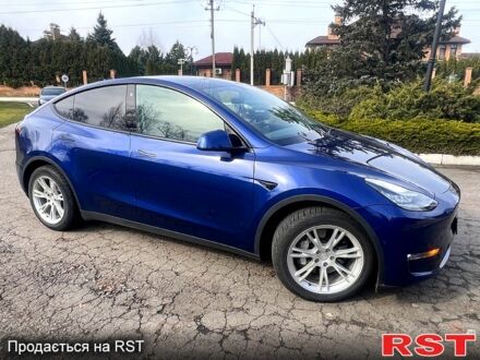 Синій Тесла Model Y, об'ємом двигуна 0 л та пробігом 45 тис. км за 36000 $, фото 1 на Automoto.ua