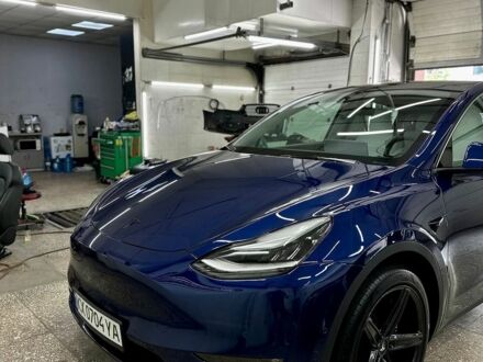 Синій Тесла Model Y, об'ємом двигуна 0 л та пробігом 40 тис. км за 23700 $, фото 1 на Automoto.ua