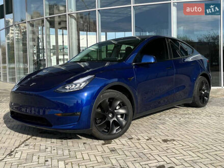 Тесла Model Y 2021 в Харькове на Automoto.ua Синий Тесла Model Y, объемом двигателя 0 л и пробегом 35 тыс. км за 30100 $, фото 1 на Automoto.ua