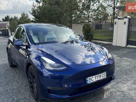 Тесла Model Y 2021 у Львові на Automoto.ua Синій Тесла Model Y, об'ємом двигуна 0 л та пробігом 66 тис. км за 28351 $, фото 1 на Automoto.ua