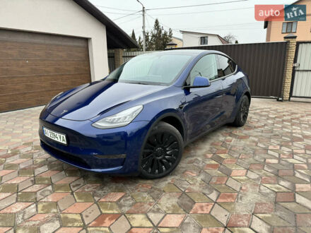Тесла Model Y 2021 в Борисполе на Automoto.ua Синий Тесла Model Y, объемом двигателя 0 л и пробегом 65 тыс. км за 26500 $, фото 1 на Automoto.ua