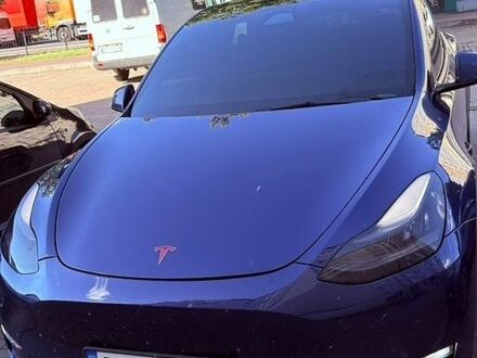 Синій Тесла Model Y, об'ємом двигуна 0 л та пробігом 54 тис. км за 23300 $, фото 1 на Automoto.ua
