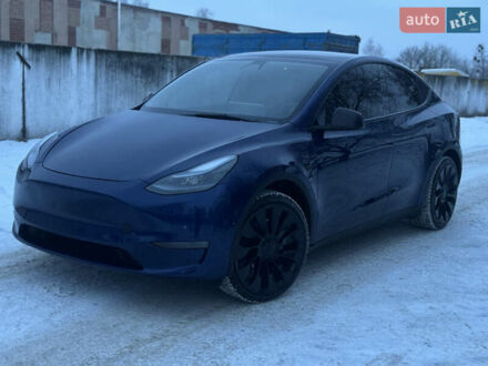 Синій Тесла Model Y, об'ємом двигуна 0 л та пробігом 99 тис. км за 19999 $, фото 1 на Automoto.ua