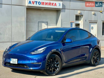 Тесла Model Y 2021 в Кривом Роге на Automoto.ua Синий Тесла Model Y, объемом двигателя 0 л и пробегом 33 тыс. км за 23900 $, фото 1 на Automoto.ua