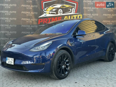 Тесла Model Y 2021 в Виннице на Automoto.ua Синий Тесла Model Y, объемом двигателя 0 л и пробегом 83 тыс. км за 26999 $, фото 1 на Automoto.ua