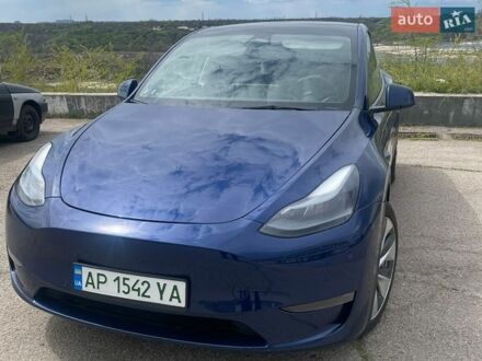 Синій Тесла Model Y, об'ємом двигуна 0 л та пробігом 100 тис. км за 20600 $, фото 1 на Automoto.ua