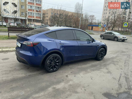 Синий Тесла Model Y, объемом двигателя 0 л и пробегом 127 тыс. км за 22300 $, фото 1 на Automoto.ua