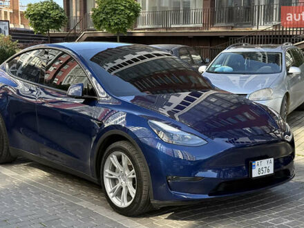 Синий Тесла Model Y, объемом двигателя 0 л и пробегом 155 тыс. км за 22500 $, фото 1 на Automoto.ua