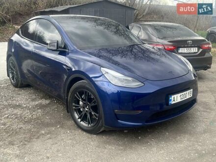 Тесла Model Y 2021 в Белой Церкве на Automoto.ua Синий Тесла Model Y, объемом двигателя 0 л и пробегом 101 тыс. км за 23999 $, фото 1 на Automoto.ua