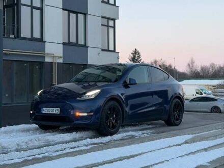 Синій Тесла Model Y, об'ємом двигуна 0 л та пробігом 125 тис. км за 22600 $, фото 1 на Automoto.ua