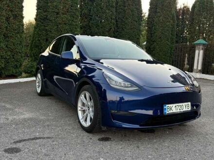 Синій Тесла Model Y, об'ємом двигуна 0 л та пробігом 129 тис. км за 21200 $, фото 1 на Automoto.ua
