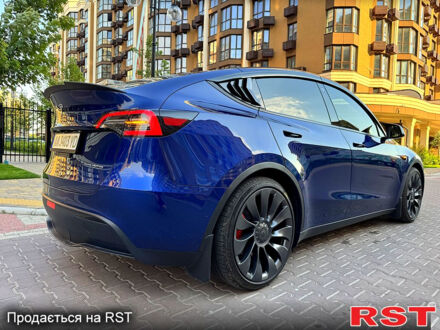 Тесла Model Y 2021 в Киеве на Automoto.ua Синий Тесла Model Y, объемом двигателя 0.38 л и пробегом 70 тыс. км за 22000 $, фото 1 на Automoto.ua
