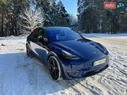 Синій Тесла Model Y, об'ємом двигуна 0 л та пробігом 113 тис. км за 21000 $, фото 1 на Automoto.ua