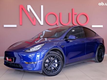 Синий Тесла Model Y, объемом двигателя 0 л и пробегом 76 тыс. км за 19900 $, фото 1 на Automoto.ua