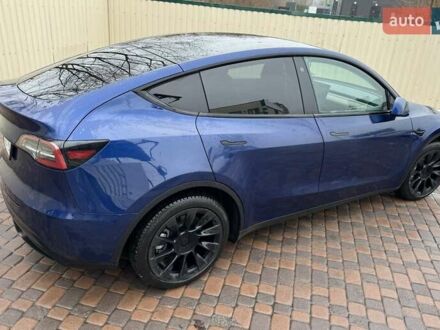 Синий Тесла Model Y, объемом двигателя 0 л и пробегом 20 тыс. км за 40000 $, фото 1 на Automoto.ua