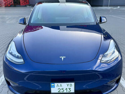 Тесла Model Y 2021 в Киеве на Automoto.ua Синий Тесла Model Y, объемом двигателя 0 л и пробегом 48 тыс. км за 27500 $, фото 1 на Automoto.ua