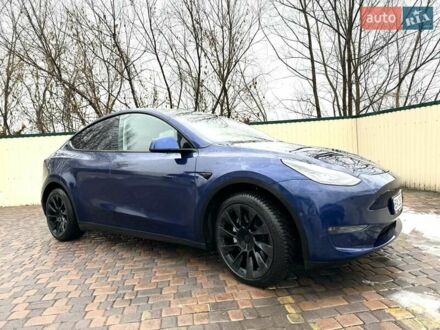 Тесла Model Y 2021 в Хмельницком на Automoto.ua Синий Тесла Model Y, объемом двигателя 0 л и пробегом 20 тыс. км за 40000 $, фото 1 на Automoto.ua