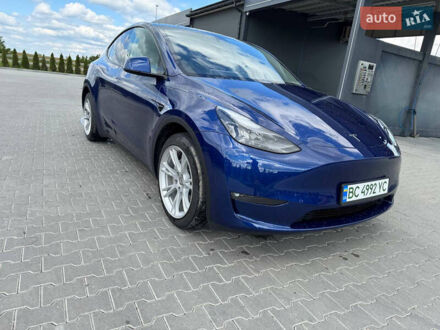 Тесла Model Y 2021 в Буске на Automoto.ua Синий Тесла Model Y, объемом двигателя 0 л и пробегом 53 тыс. км за 25000 $, фото 1 на Automoto.ua