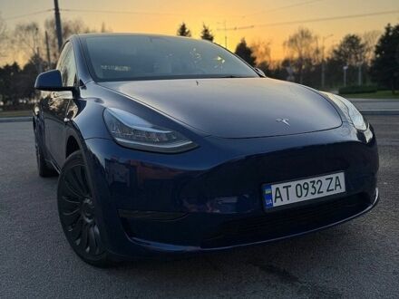 Синій Тесла Model Y, об'ємом двигуна 0 л та пробігом 41 тис. км за 21500 $, фото 1 на Automoto.ua