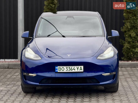 Тесла Model Y 2021 в Тернополе на Automoto.ua Синий Тесла Model Y, объемом двигателя 0 л и пробегом 50 тыс. км за 25999 $, фото 1 на Automoto.ua