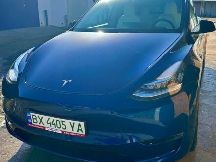 Синій Тесла Model Y, об'ємом двигуна 0 л та пробігом 93 тис. км за 22500 $, фото 1 на Automoto.ua