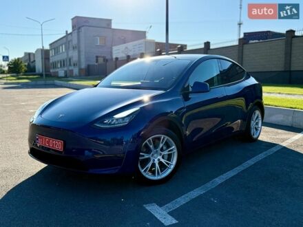 Синій Тесла Model Y, об'ємом двигуна 0 л та пробігом 108 тис. км за 22500 $, фото 1 на Automoto.ua