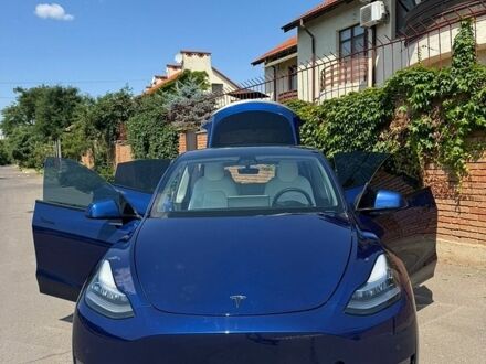 Синій Тесла Model Y, об'ємом двигуна 0 л та пробігом 120 тис. км за 22500 $, фото 1 на Automoto.ua