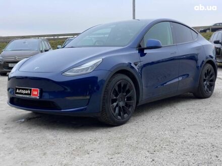 Синій Тесла Model Y, об'ємом двигуна 0 л та пробігом 91 тис. км за 25990 $, фото 1 на Automoto.ua