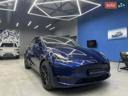Тесла Model Y 2021 в Виннице на Automoto.ua Синий Тесла Model Y, объемом двигателя 0 л и пробегом 68 тыс. км за 29900 $, фото 1 на Automoto.ua