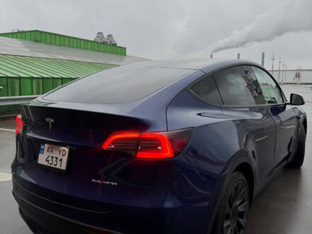 Синий Тесла Model Y, объемом двигателя 0 л и пробегом 130 тыс. км за 24500 $, фото 1 на Automoto.ua
