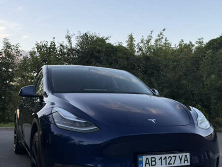 Синий Тесла Model Y, объемом двигателя 0 л и пробегом 18 тыс. км за 28000 $, фото 1 на Automoto.ua