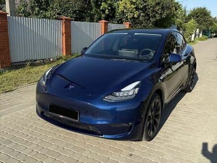Синій Тесла Model Y, об'ємом двигуна 0 л та пробігом 59 тис. км за 21900 $, фото 1 на Automoto.ua