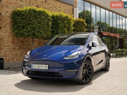 Синий Тесла Model Y, объемом двигателя 0 л и пробегом 154 тыс. км за 22400 $, фото 1 на Automoto.ua