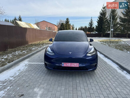 Тесла Model Y 2022 в Золочев на Automoto.ua Синий Тесла Model Y, объемом двигателя 0 л и пробегом 50 тыс. км за 26999 $, фото 1 на Automoto.ua