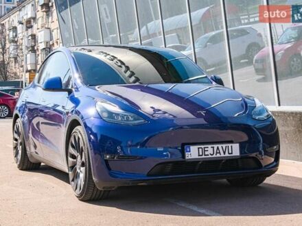 Тесла Model Y 2022 в Киеве на Automoto.ua Синий Тесла Model Y, объемом двигателя 0 л и пробегом 18 тыс. км за 34990 $, фото 1 на Automoto.ua
