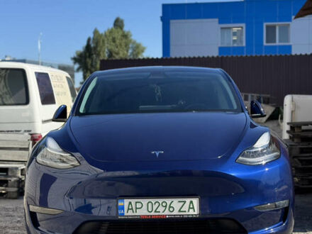 Тесла Model Y 2022 в Киеве на Automoto.ua Синий Тесла Model Y, объемом двигателя 0 л и пробегом 27 тыс. км за 24000 $, фото 1 на Automoto.ua