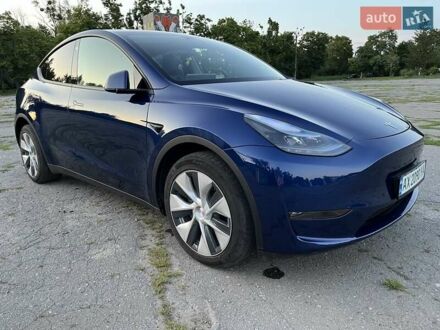 Тесла Model Y 2022 в Харькове на Automoto.ua Синий Тесла Model Y, объемом двигателя 0 л и пробегом 27 тыс. км за 33300 $, фото 1 на Automoto.ua