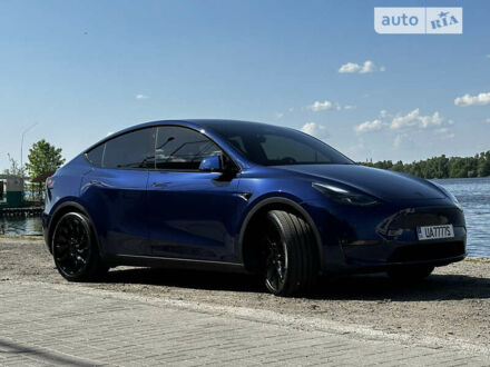 Синій Тесла Model Y, об'ємом двигуна 0 л та пробігом 17 тис. км за 44500 $, фото 1 на Automoto.ua