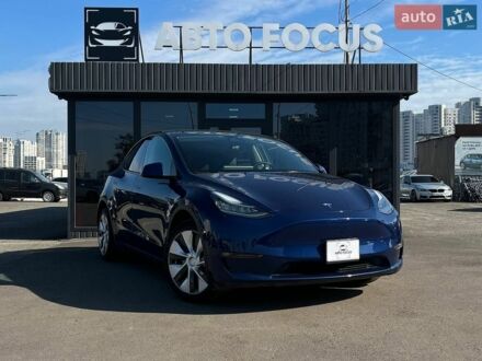 Синій Тесла Model Y, об'ємом двигуна 0 л та пробігом 66 тис. км за 25490 $, фото 1 на Automoto.ua