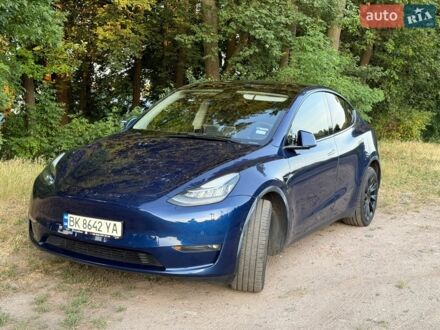 Синій Тесла Model Y, об'ємом двигуна 0 л та пробігом 143 тис. км за 21900 $, фото 1 на Automoto.ua