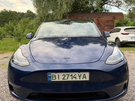 Синій Тесла Model Y, об'ємом двигуна 0 л та пробігом 102 тис. км за 26500 $, фото 1 на Automoto.ua