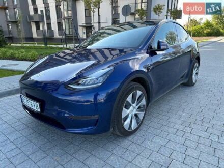 Синий Тесла Model Y, объемом двигателя 0 л и пробегом 10 тыс. км за 29800 $, фото 1 на Automoto.ua