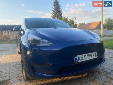 Синій Тесла Model Y, об'ємом двигуна 0 л та пробігом 60 тис. км за 23800 $, фото 1 на Automoto.ua