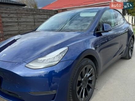 Синий Тесла Model Y, объемом двигателя 0 л и пробегом 127 тыс. км за 25000 $, фото 1 на Automoto.ua