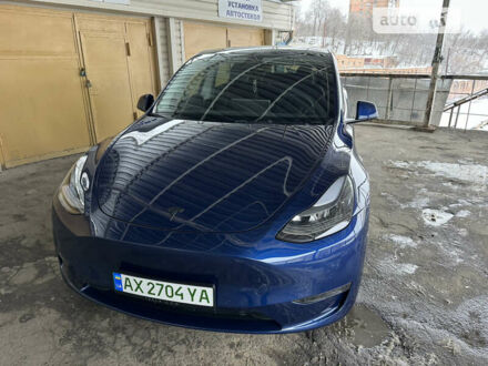 Синій Тесла Model Y, об'ємом двигуна 0 л та пробігом 17 тис. км за 47700 $, фото 1 на Automoto.ua