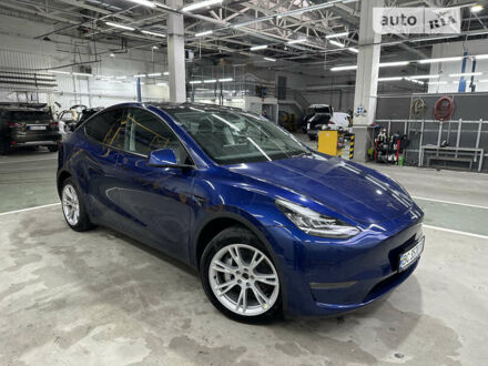Синій Тесла Model Y, об'ємом двигуна 0 л та пробігом 8 тис. км за 34800 $, фото 1 на Automoto.ua