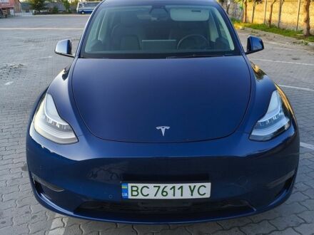 Синій Тесла Model Y, об'ємом двигуна 0 л та пробігом 73 тис. км за 25000 $, фото 1 на Automoto.ua