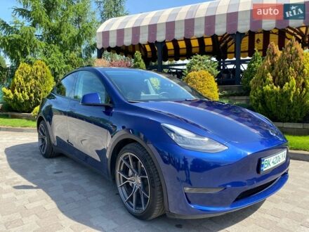Синий Тесла Model Y, объемом двигателя 0 л и пробегом 154 тыс. км за 23000 $, фото 1 на Automoto.ua