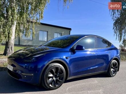 Тесла Model Y 2022 в Ивано-Франковске на Automoto.ua Синий Тесла Model Y, объемом двигателя 0 л и пробегом 42 тыс. км за 25900 $, фото 1 на Automoto.ua